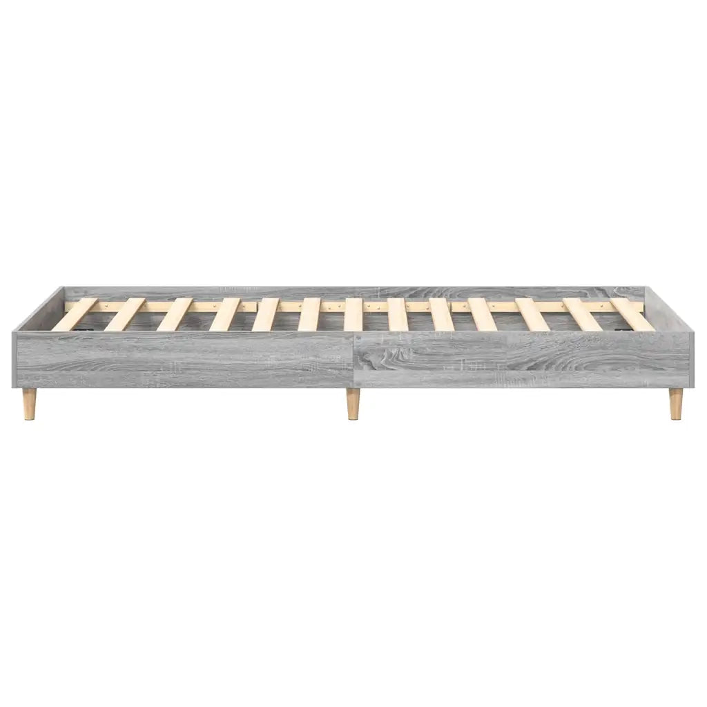 Struttura del letto Grigio Sonoma 203 x 93 x 25 cm 861053