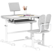 Scrivania per Bambini ¨C Minimal ¨C Grigio, Legno, 90x50x75 cm