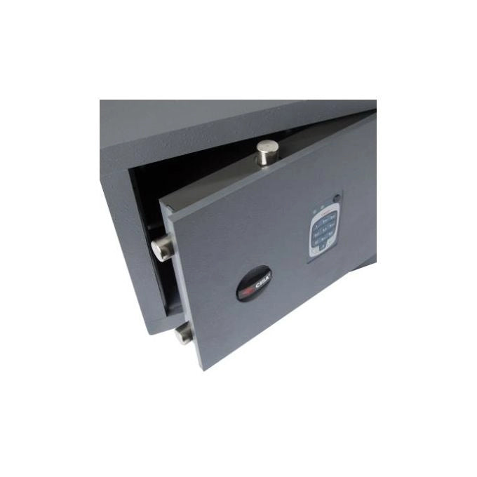 Cisa 182710400 DGT Vision Cassaforte a Muro Elettronica Combinatore 12 Cifre Frontale Acciaio 10 mm 42x30x20 cm colore Grigio