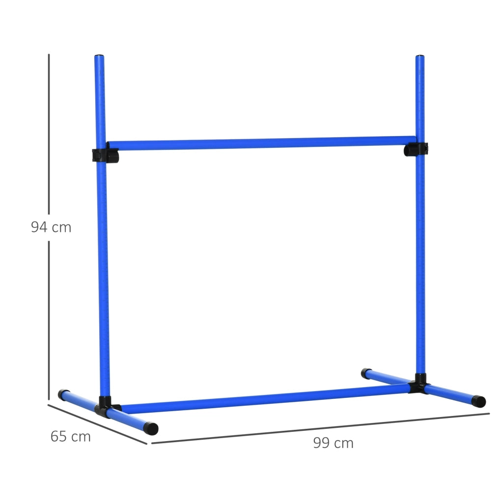 Set Ostacoli Agility per Cani ¨C Xylo ¨C 4 Pezzi Professionale con Borsa