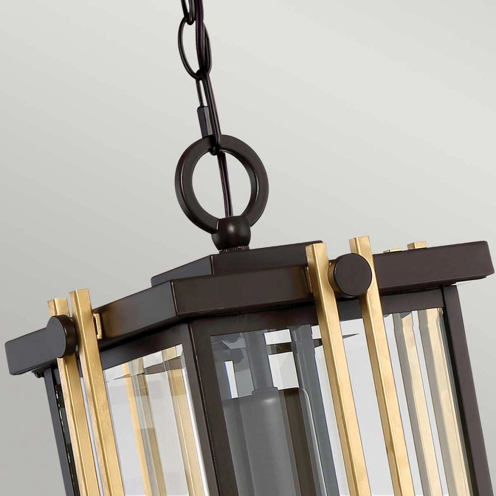 Sospensione esterna Quoizel Goldenrod bronzo E27 IP44