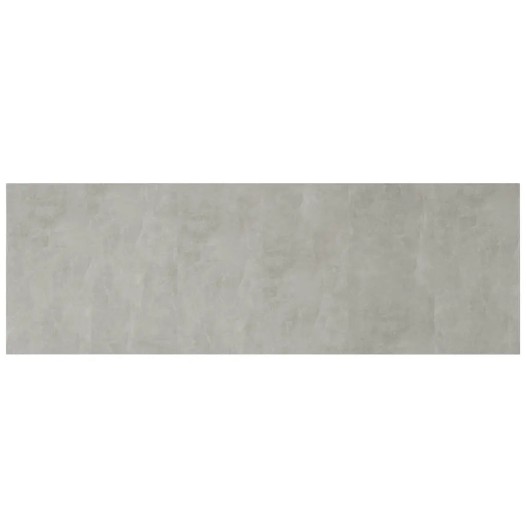 Testiera Letto con Comodini in Legno Multistrato Grigio Cemento 3115759
