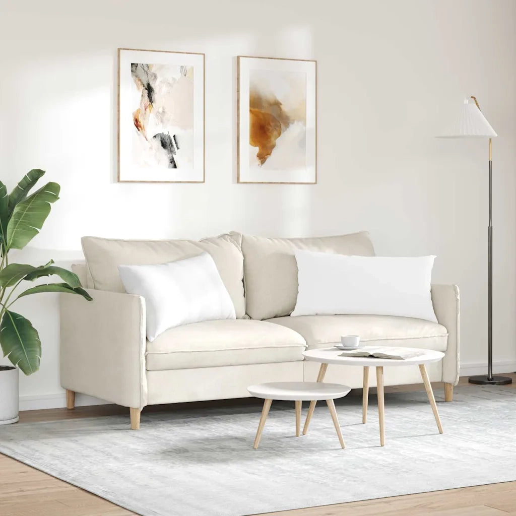Cuscini da Divano 2 pcs Bianco 80 x 40 cm Tessuto 42013707