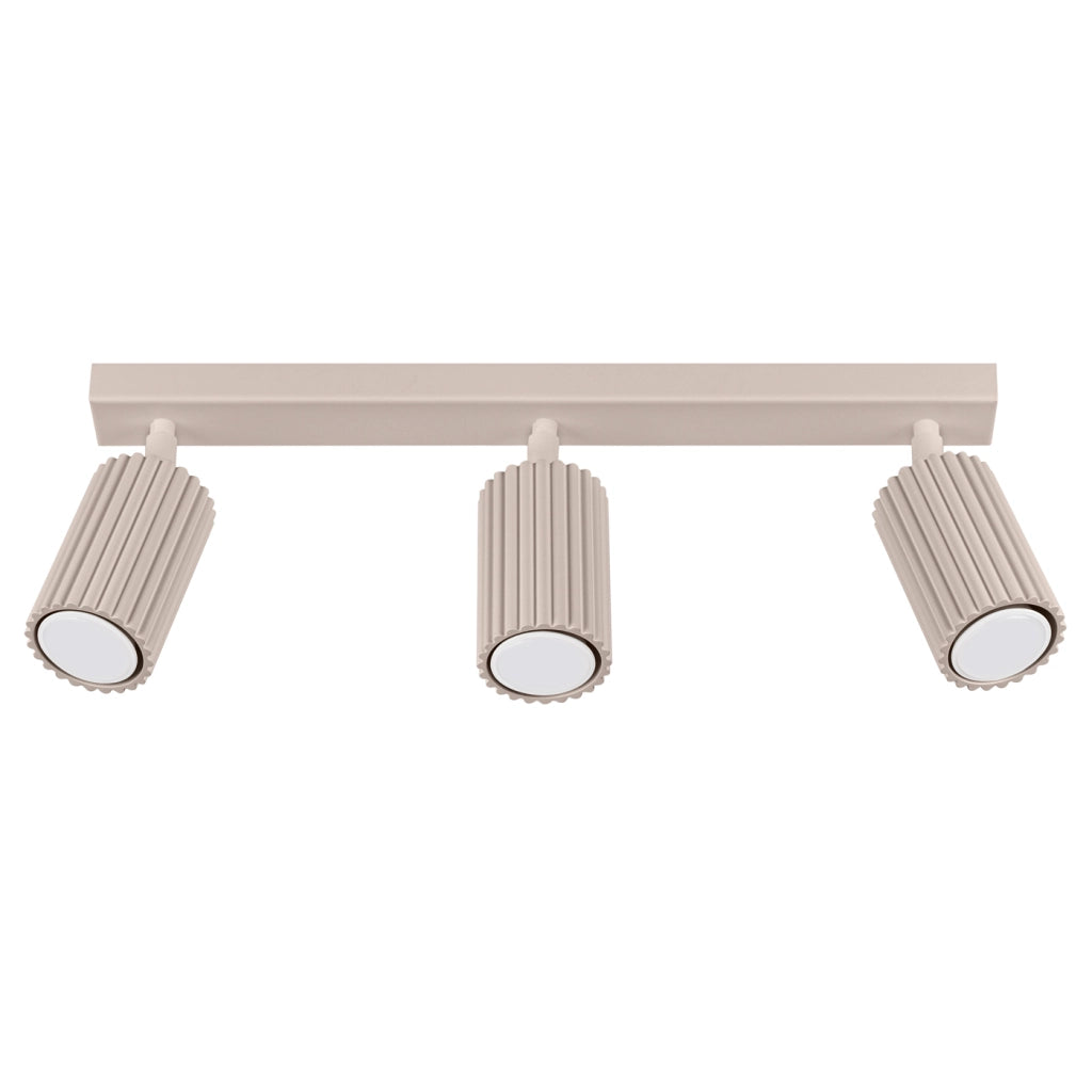 Lampada da soffitto KARBON 3L taupe
