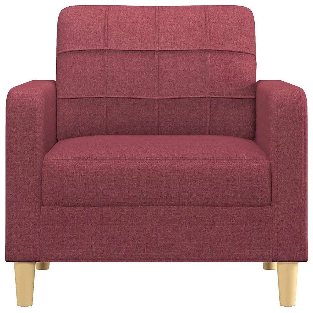 Poltrona | Sedia Relax Rosso Vino 60 cm in Tessuto