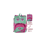 Trade Shop - Zaino Double Estensibile Be Smart Funky Scuola Elementare Medie Bambine Be Smart -