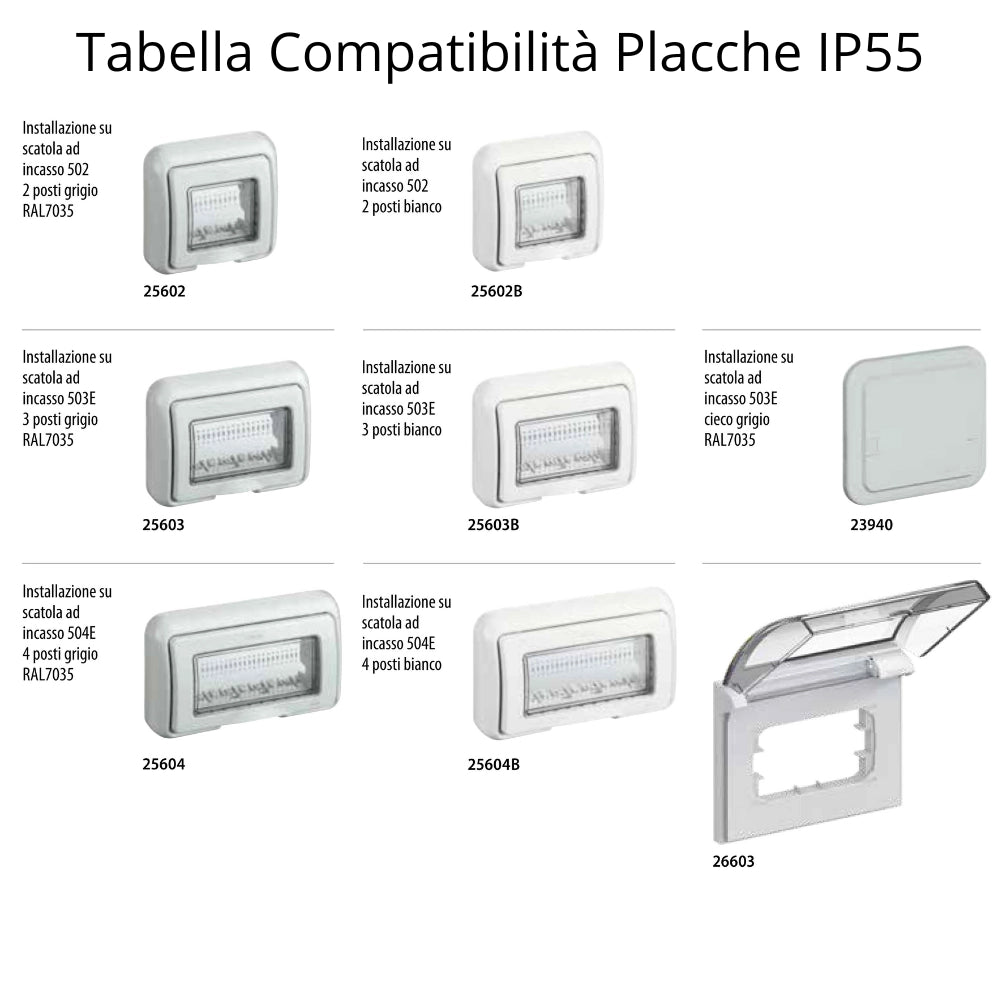 Presa bivalente bipasso serie matix bianco standard italiano am5180