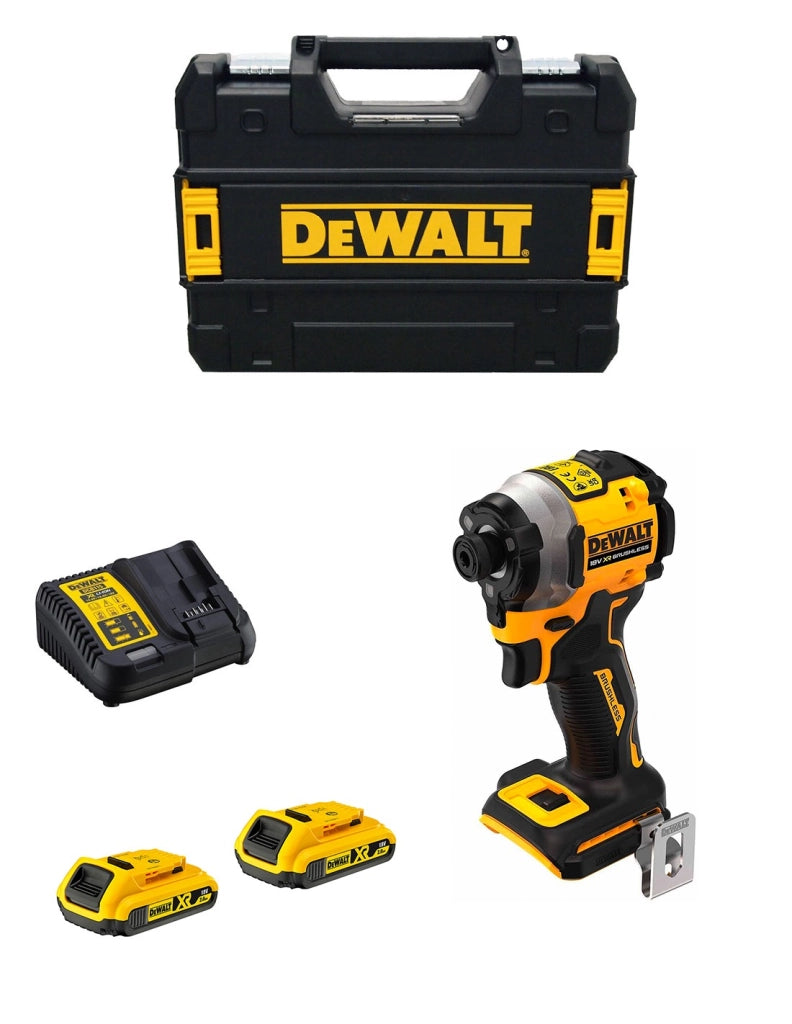 Avvitatore ad Impulsi DeWALT DCF850D2T (2 x 2,0 Ah + DCB115 + TSTAK II)