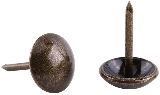 Accessori per mobili in bronzo - 100 pezzi - 11 x 17 mm - Progetti DIY - Accessori per mobili - Adatto per mobili - Decorazioni vintage