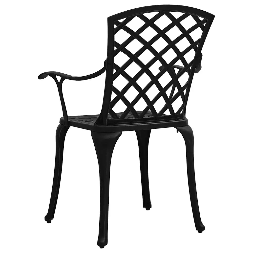 Set da Bistrot 5 pz in Alluminio Pressofuso Nero 3070614