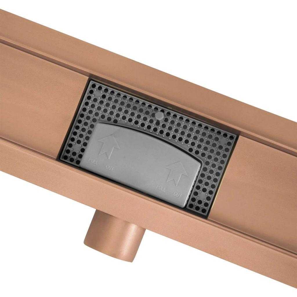 Scarico Lineare Neox Brush Copper 70