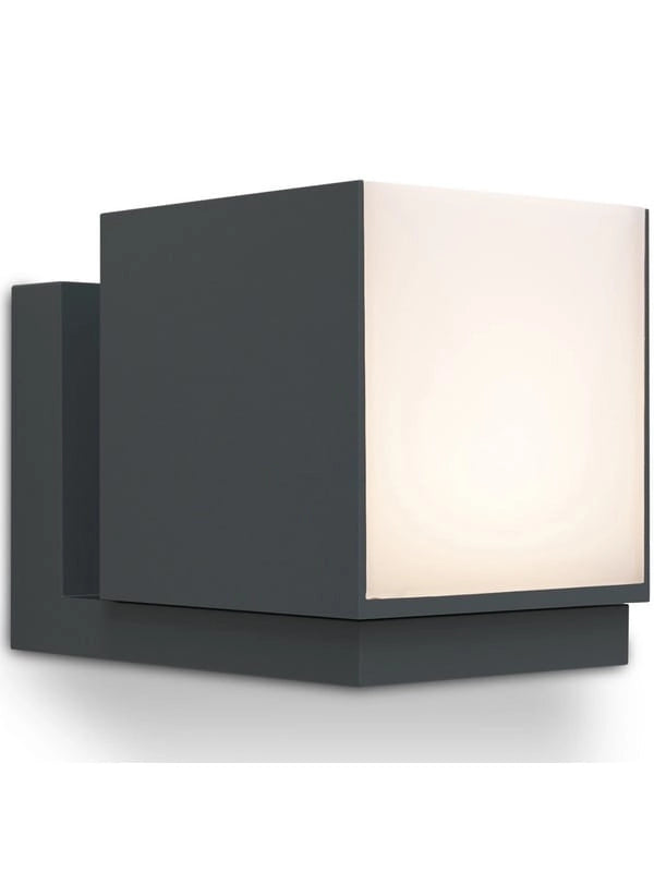 Applique esterna CUBA antracite LED 12W 3000K IP54 Lutec