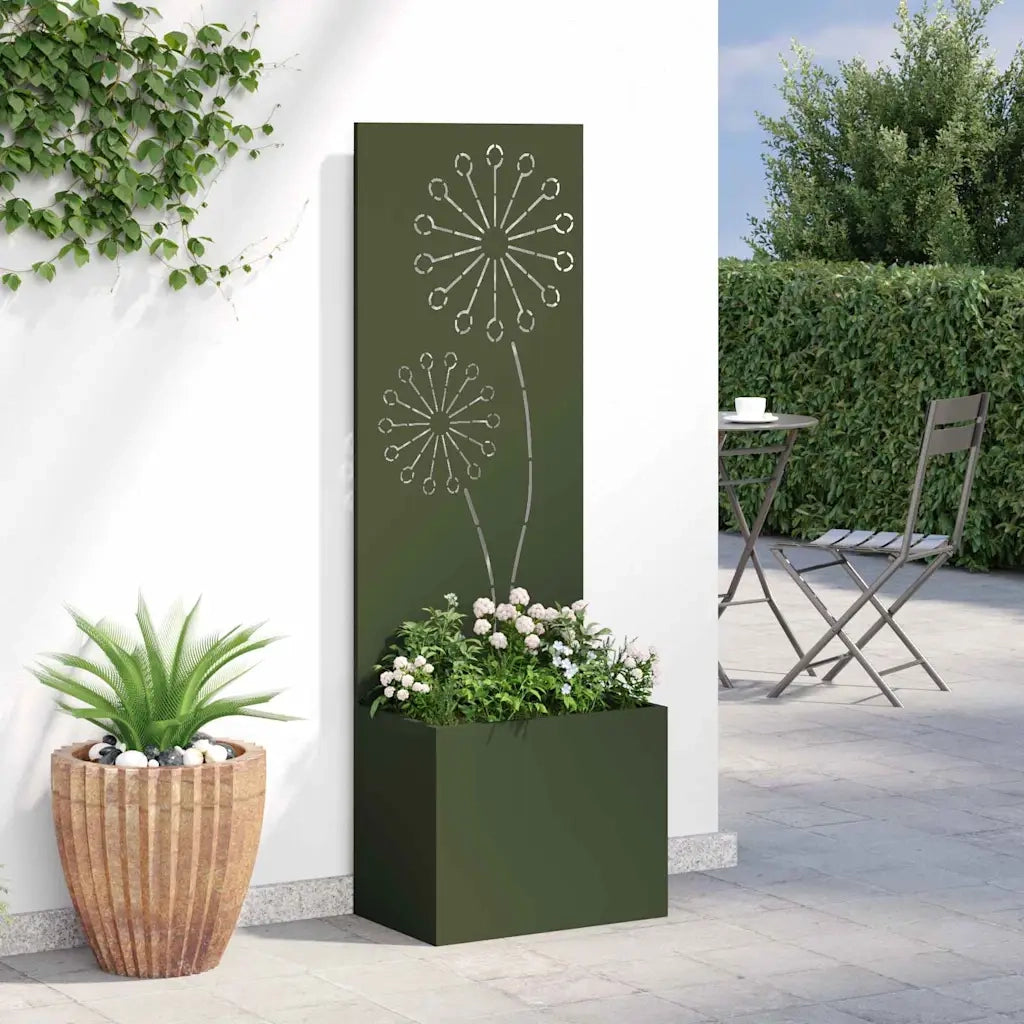 Schermo per privacy in giardino Oliver verde 50 x 150 cm 876458