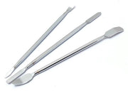 Set di Spudger - 3 Pezzi di Attrezzatura Metallica - Manico Antiscivolo - Per la Riparazione di Tablet/Laptop/Mobili - Durezza Elevata - Rimozione Effettiva della Colla - Strumento di Riparazione