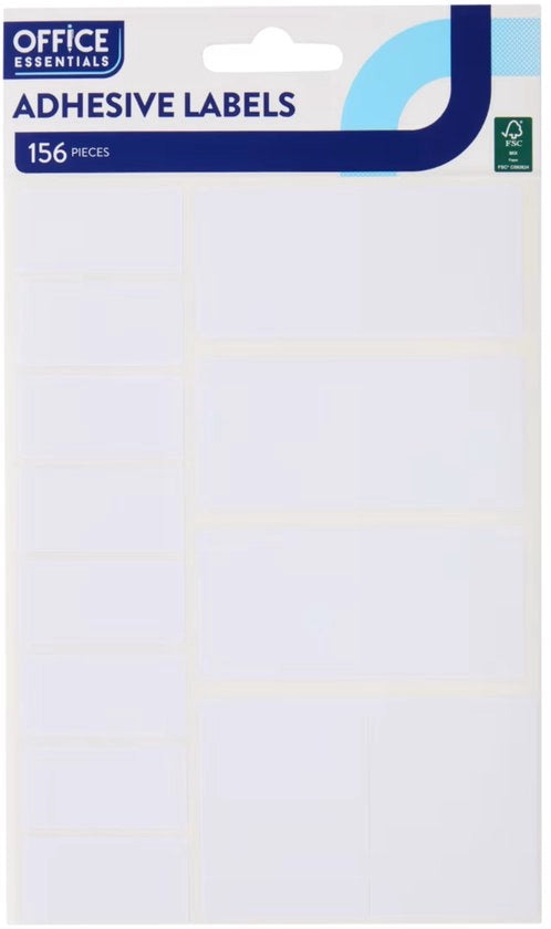 Etichette self-adesive - 36 pezzi - 34 x 75 mm