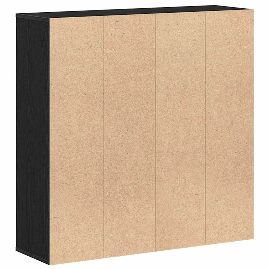 Libreria Rovere Nero 98x29x97,5 cm Legno Multistrato 862471
