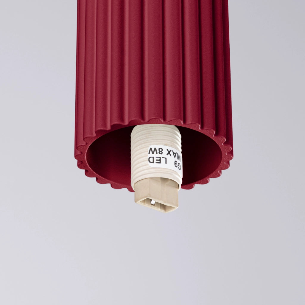 Lampada da soffitto HALO bordeaux IP44