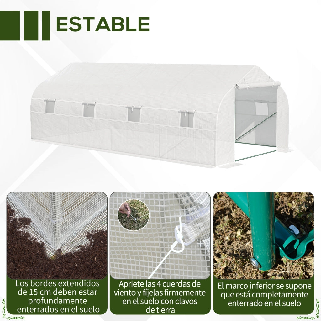 Casetta Giardino ¨C zephmum ¨C Bianco 6x3x2 m