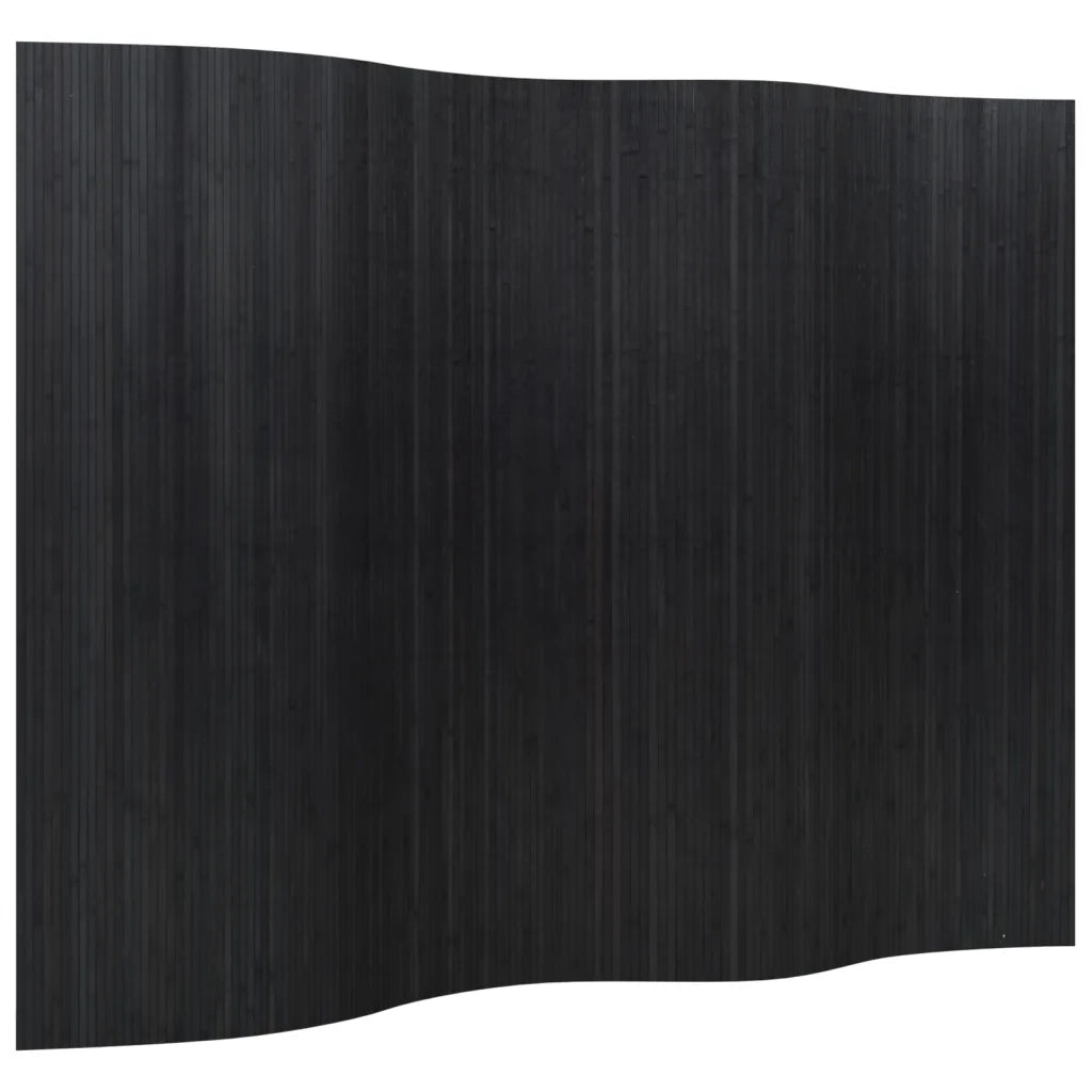 Divisorio Ambienti | Divider per stanze | Paravento Nero Larghezza 250 cm Altezza 165 cm in Bamb¨´