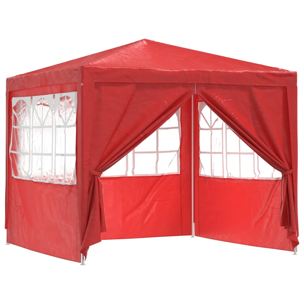 Tenda Party Rosso 250 x 250 x 240 cm PE e Acciaio 42032996