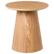 Tavolino con piano in MDF impiallacciato in frassino moderno 41 x 41 cm Marrone chiaro stile moderno