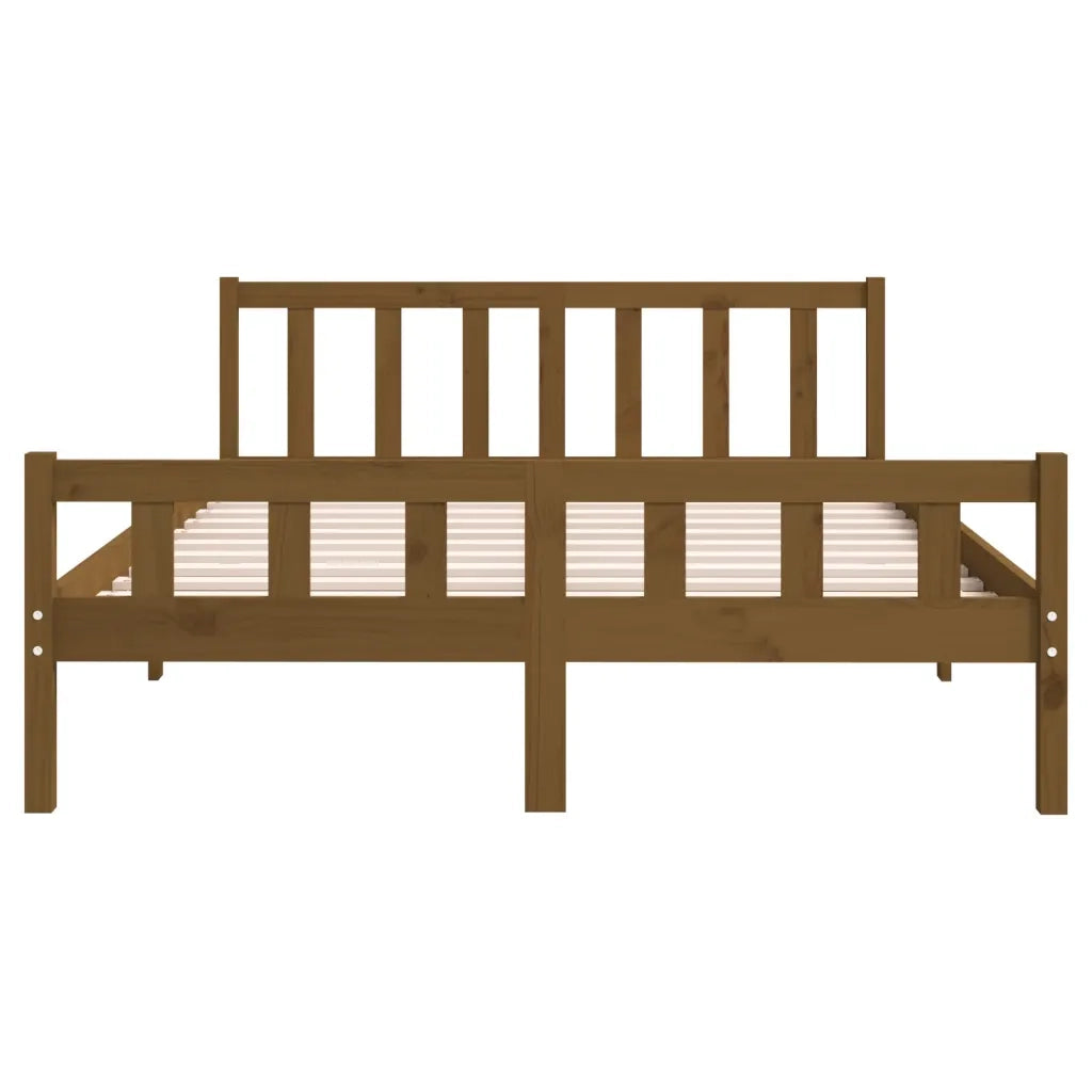 Giroletto senza Materasso Ambrato in Legno di Pino 120x200 cm 810677