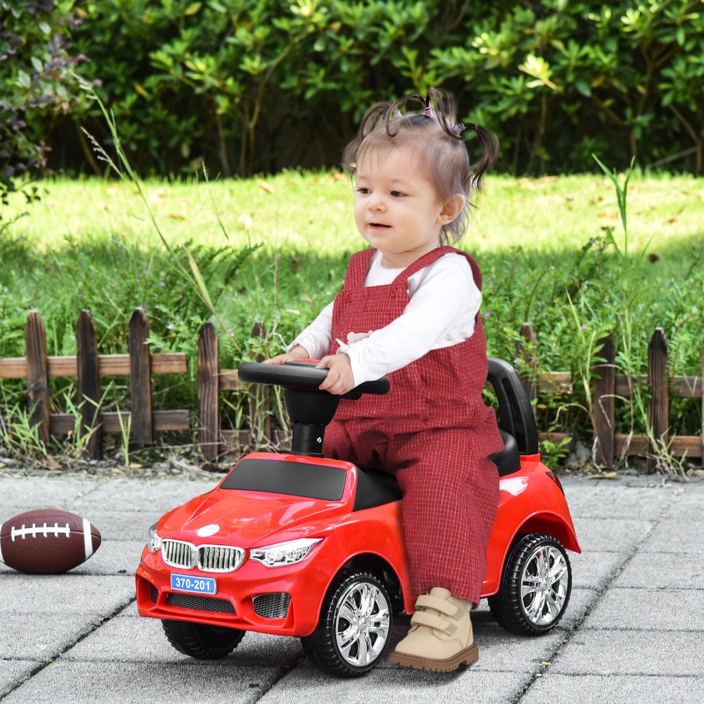 Macchinina per Bambini Cavalcabile con Volante ¨C Minimal ¨C Rosso