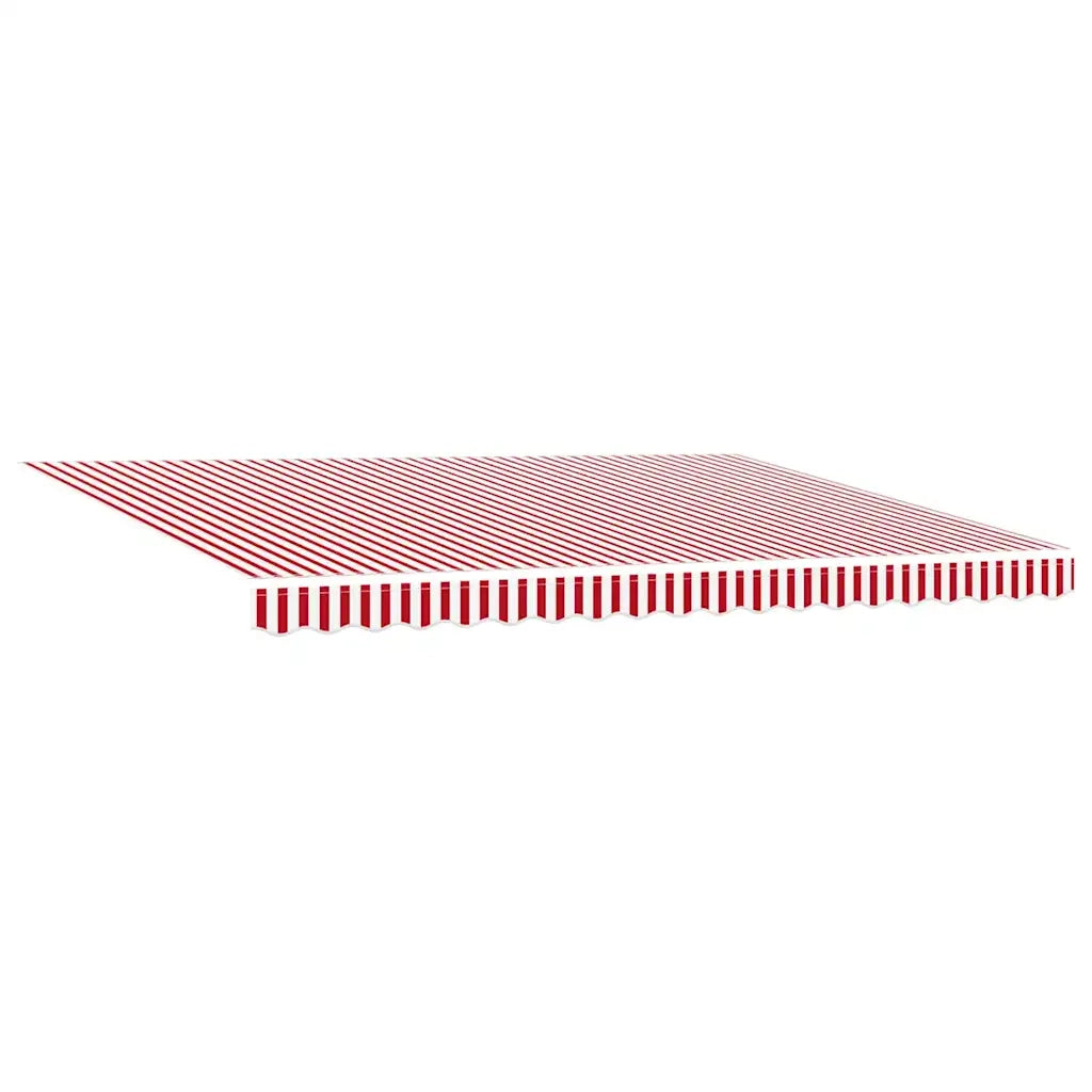 Tenda Retrattile Rosso e Bianco 450 × 300 cm 3330916
