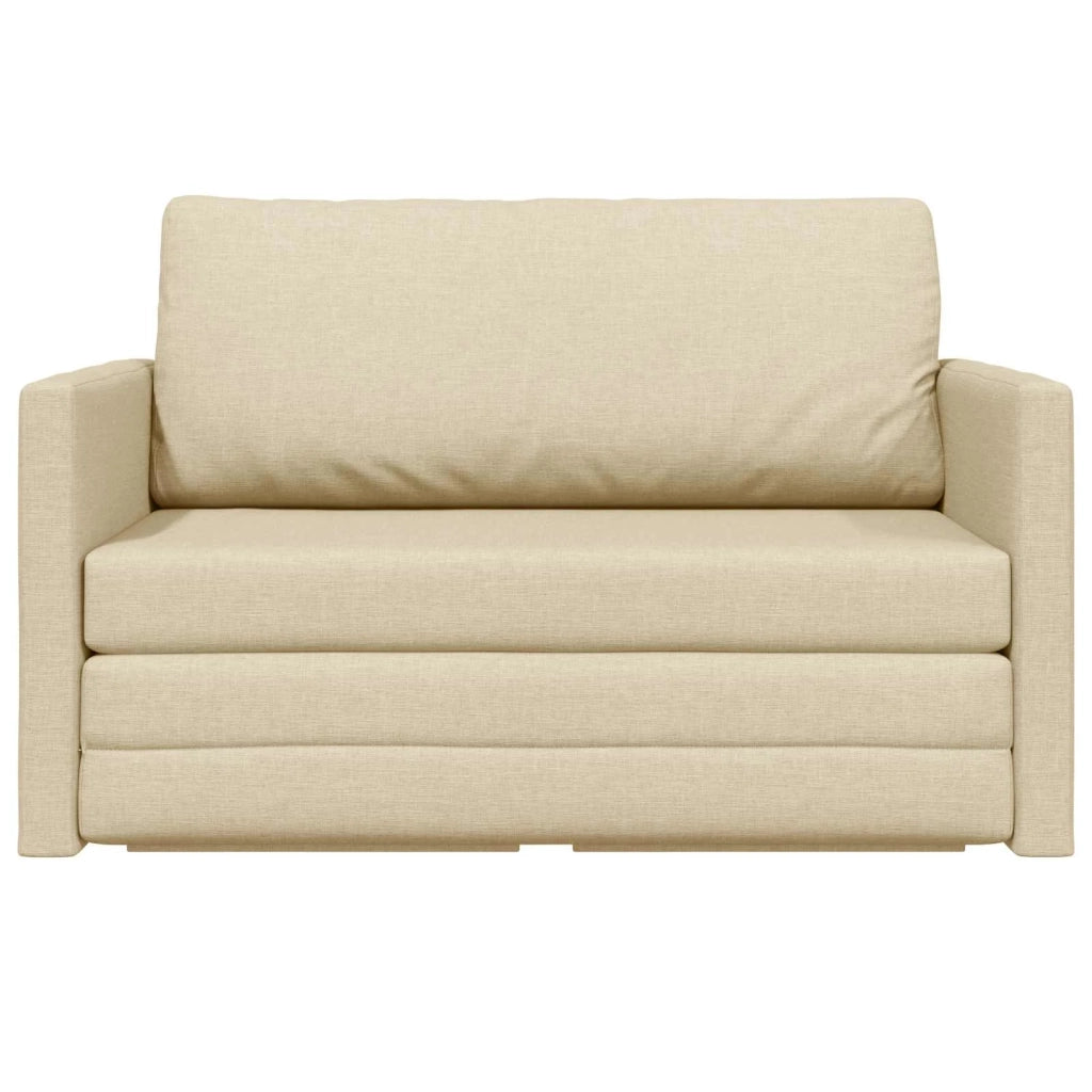Divano letto | Sof¨¤ letto | Letto singolo 110cm Crema Tessuto