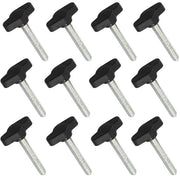 Viti a T con 12 pezzi - Alta qualità acciaio inossidabile - Anticorrosione - Maniglia a mano 27 mm - Facile da installare - Maniglie a mano