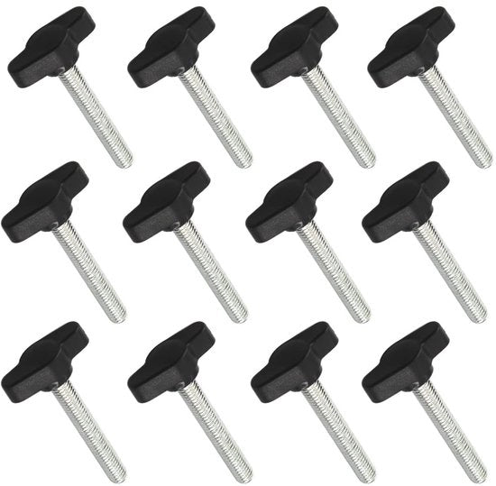 Viti a T con 12 pezzi - Alta qualità acciaio inossidabile - Anticorrosione - Maniglia a mano 27 mm - Facile da installare - Maniglie a mano