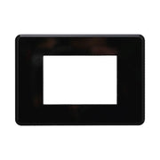Placca Slim Sottile 3P Serie Moon Colore Nero Compatibile Con Bticino Axolute Air