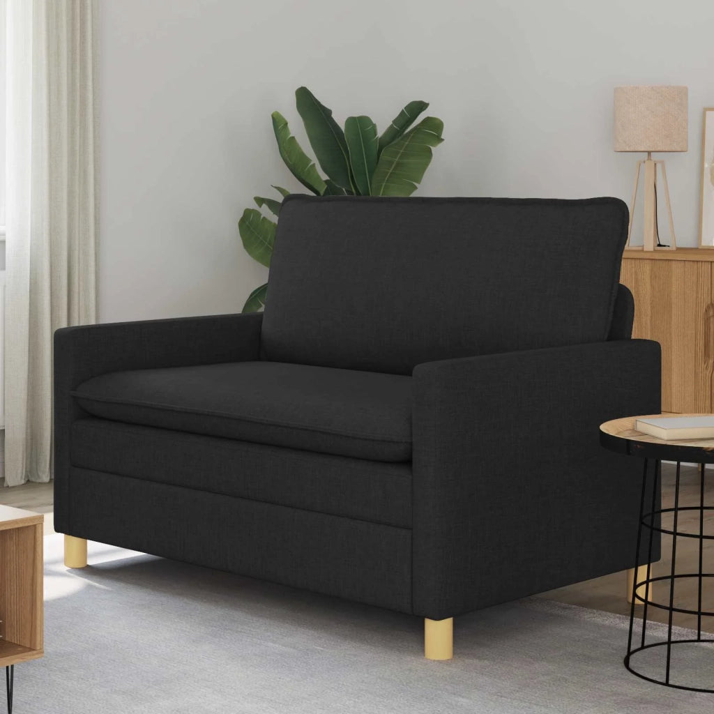 Divano Nero 126 x 81 x 87,5 cm Tessuto 42028791