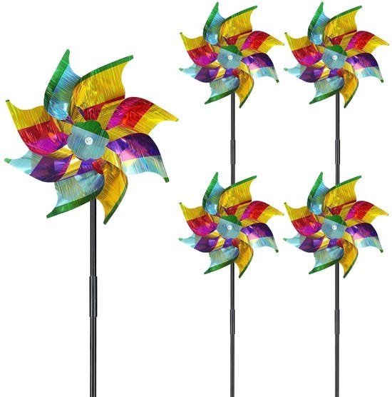 Set di 5 ombrelli per uccellacci riflettenti in PVC
