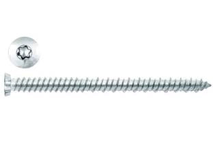 VITE PER CALCESTRUZZO TESTA SVASATA PIANA TORX ZINCATA BIANCA- - ø mm.7,5x182 - 100 pezzi AMBROVIT