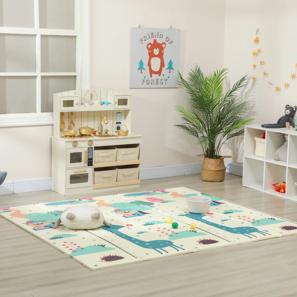 Tappeto da gioco per bambini ¨C Minimal ¨C Multicolore 196x176x1.5 cm