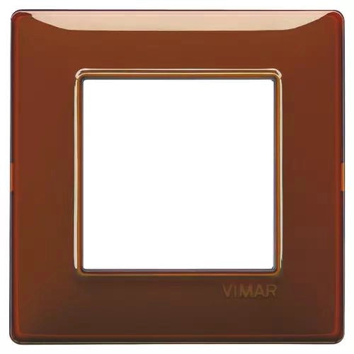VIMAR PLANA - PLACCA 2M REFLEX TABACCO