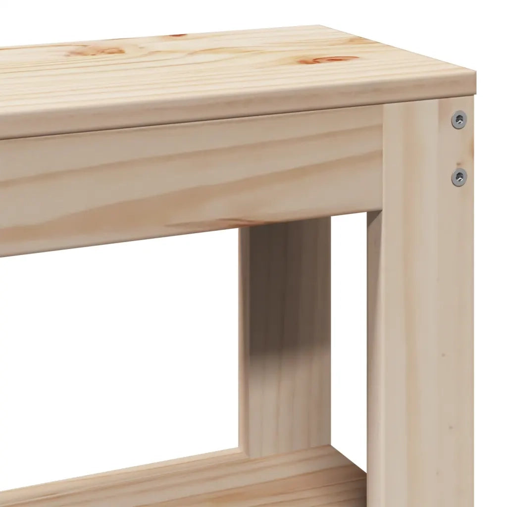 Letto senza Materasso-Struttura Letto 140x200 cm in Legno Massello di Pino 465235