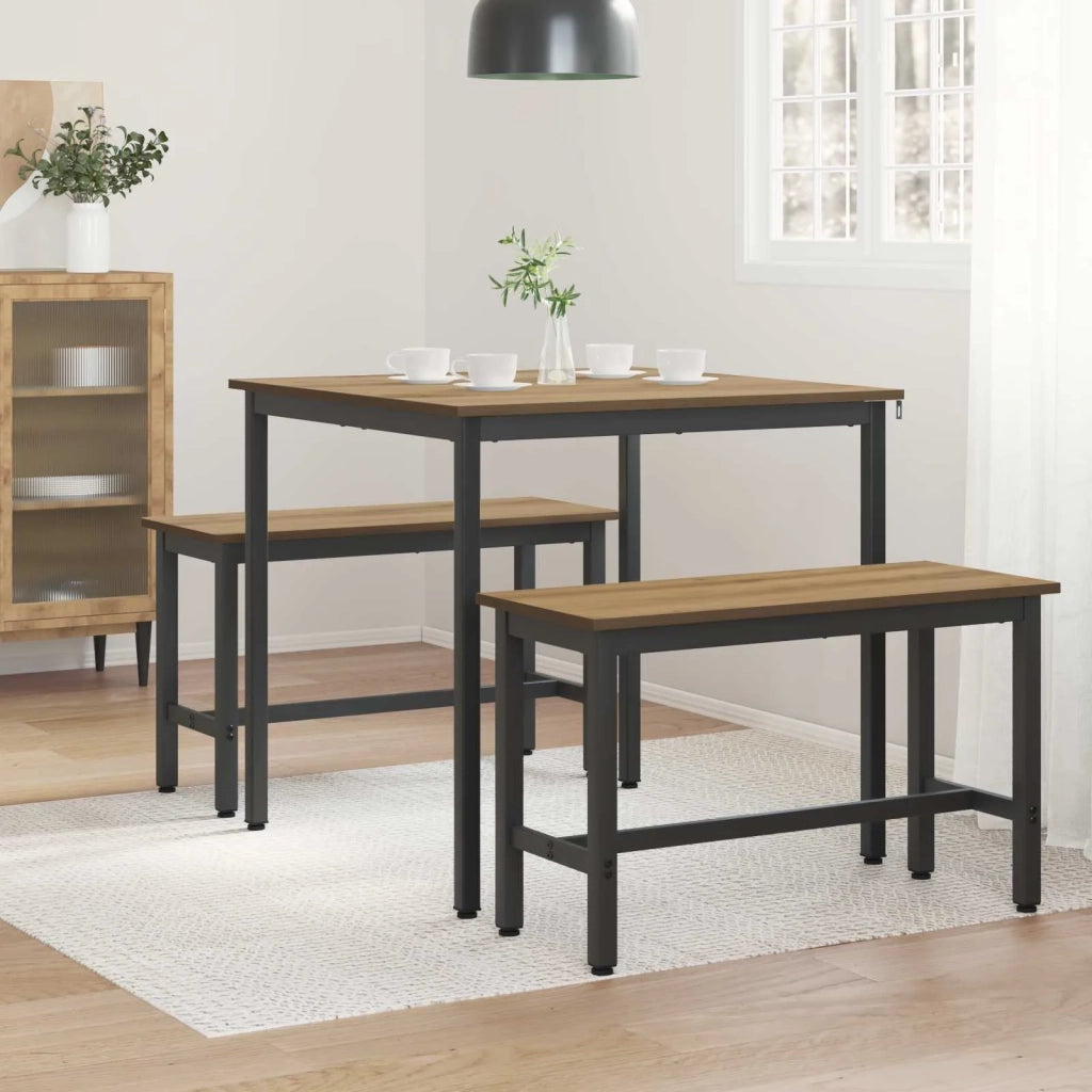 Tavoli da pranzo 80 x 80 x 75 cm Legno ingegnerizzato Quadrato 892631