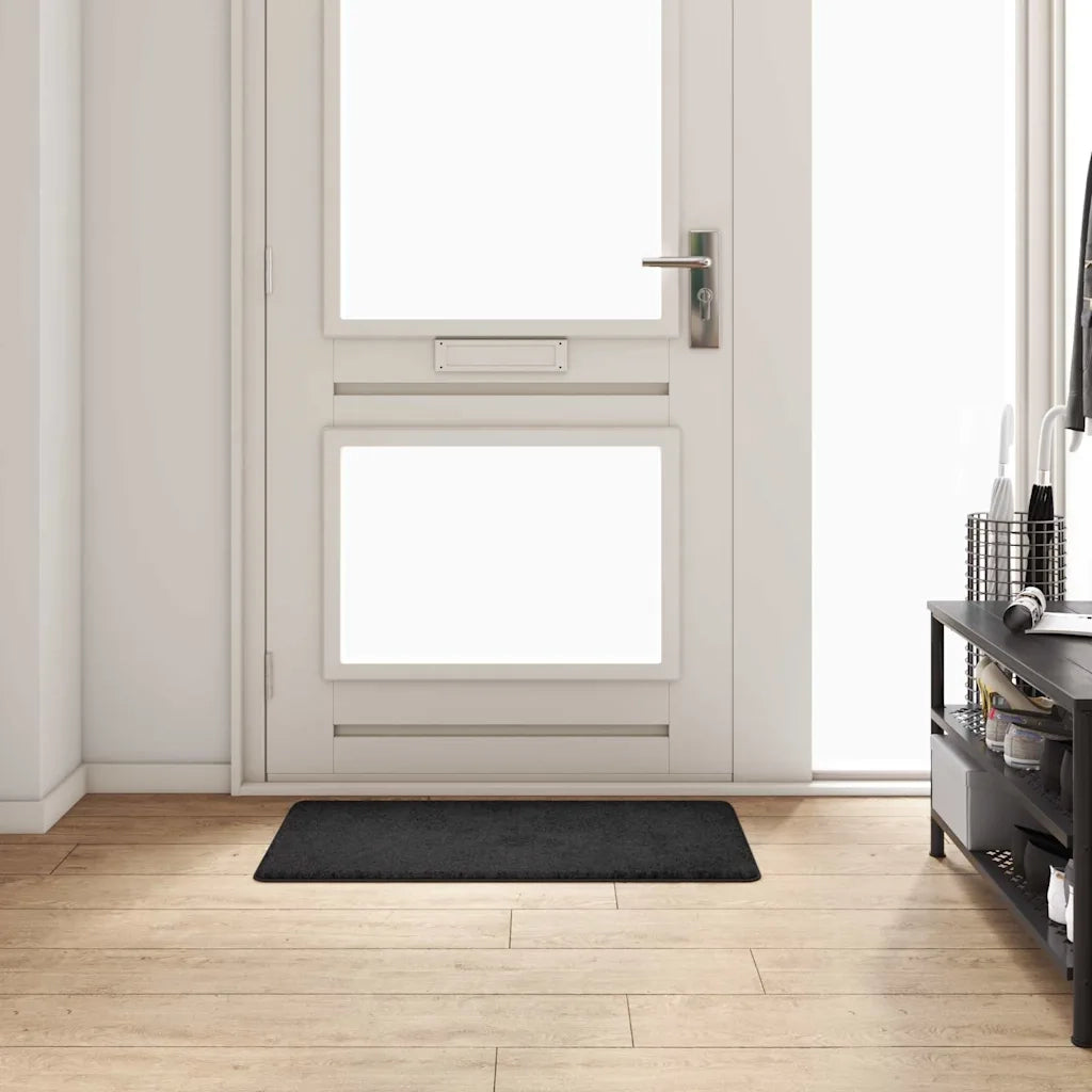 Runner in Moquette | Runner Tappeto Nero 50 x 100 cm 100% Polipropilene Tuft