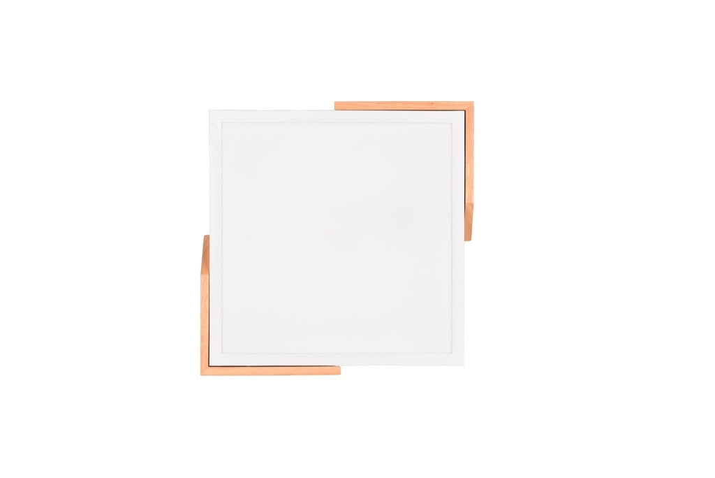 Plafoniera soffitto moderna LED 20W bianco/legno RL Meta