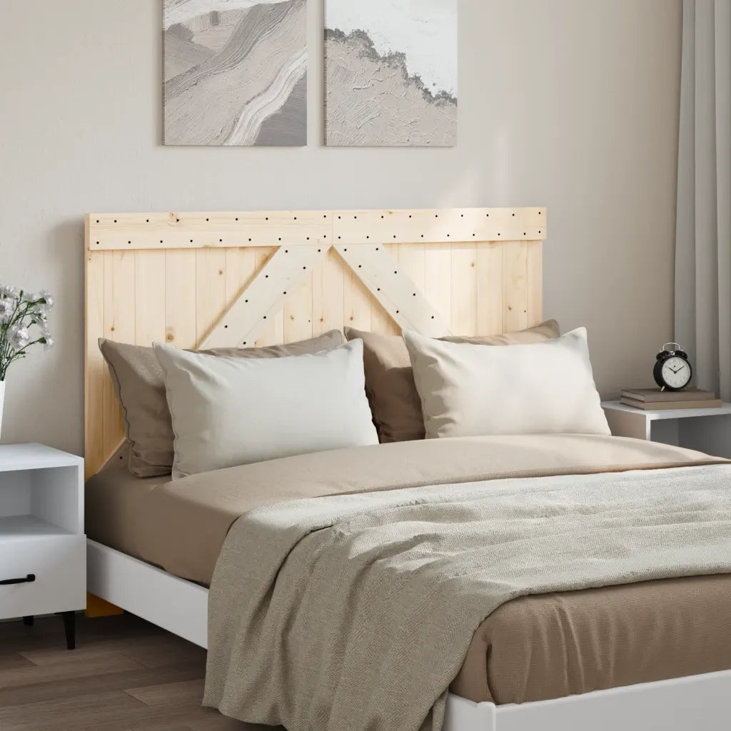Testiera-Testata-Testiera Decorativa 140x104 cm in Legno Massello di Pino 675091