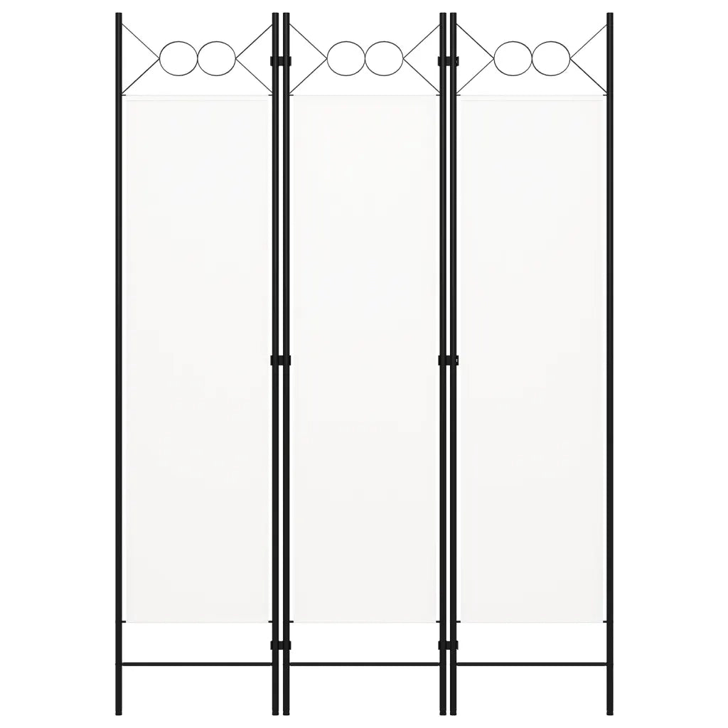 Divisorio Ambienti | Divider per stanze | Paravento a 3 Pannelli Bianco 120x180 cm