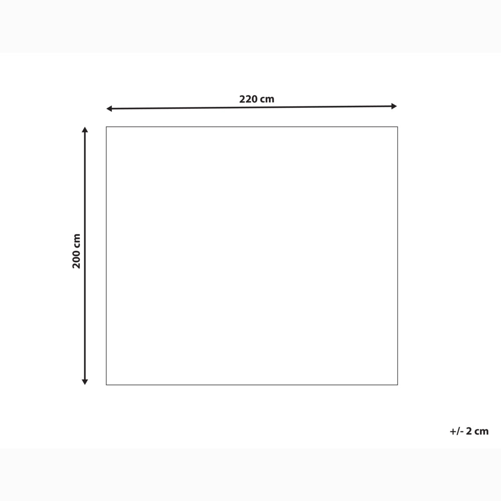 Copriletto in cotone tortora 220 x 200 cm con balza decorativa Camera da letto