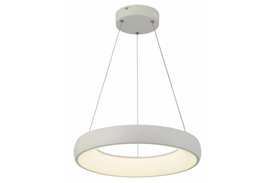 Lampada a sospensione bianca Lima Ring LED 24W Reality
