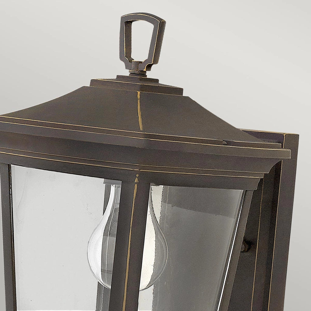 Applique esterna Bromley bronzo oliato E27 60W Hinkley