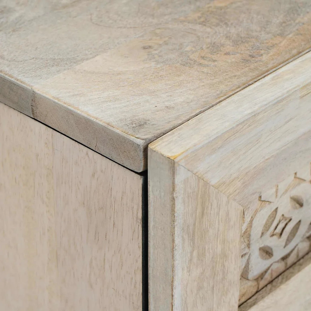 Credenza con cassetto Bianco 33.5 x 40 x 75 cm 4018139