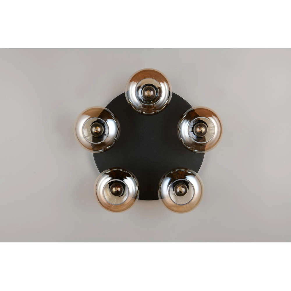 Divina Plafoniera a 5 Diffusori in Vetro GD Trio