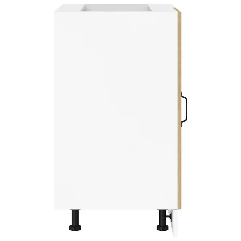 Mobile Base Lavello "Lyon"-Armadietto da bagno Rovere Sonoma in Legno Multistrato