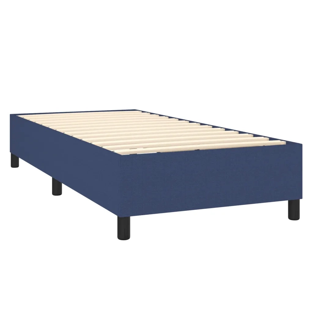 Letto a Molle con Materasso e LED Blu 80x200 cm in Tessuto 3138595